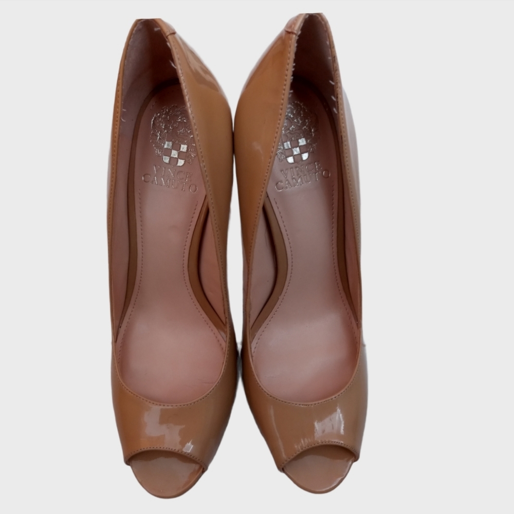 Vince Camuto Peep- Toe Platform Heels/Size9M - Picture 2 of 8